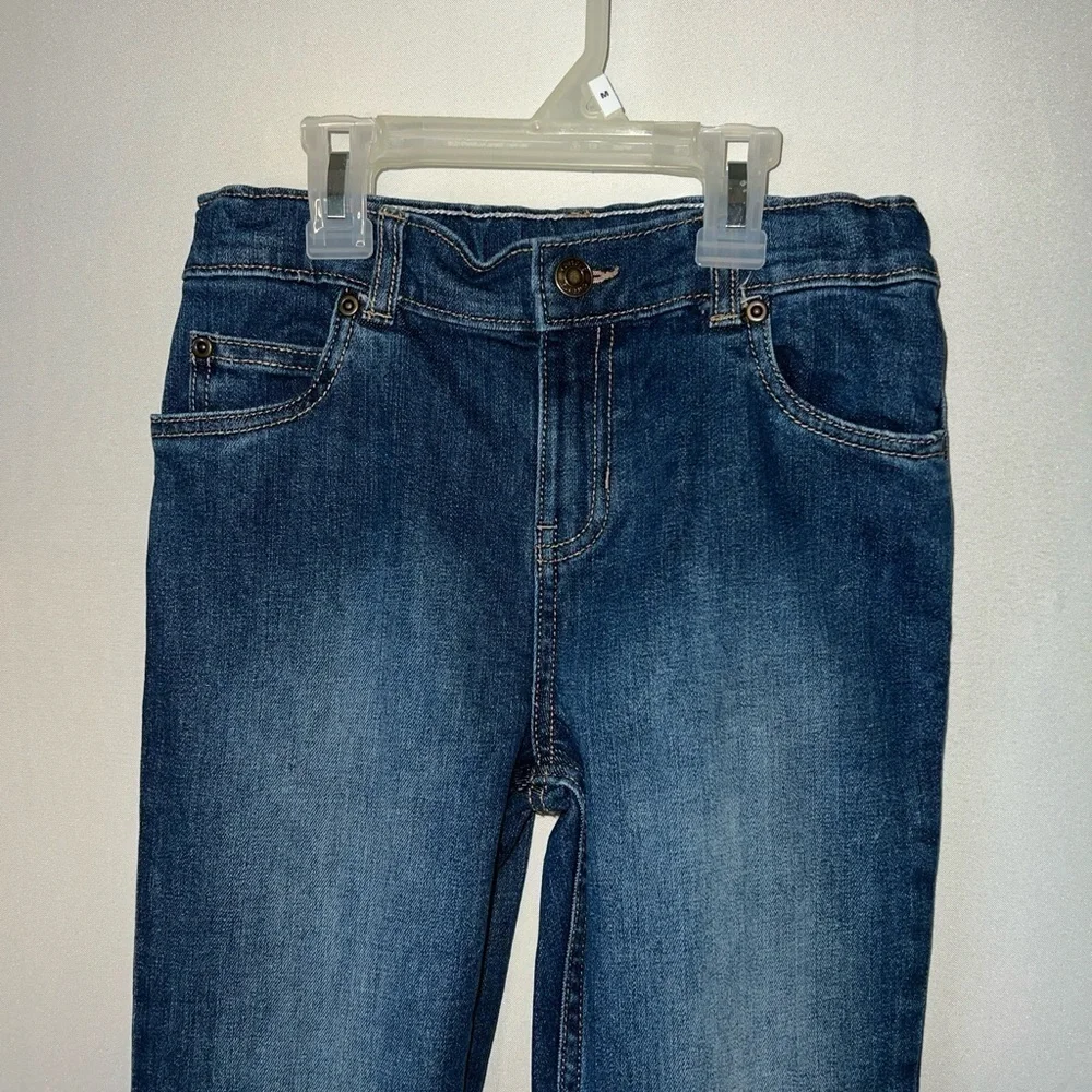 Carters Kids Jeans Girls Size 8 Skinny Stretch Denim Dark Blue.